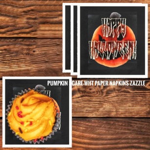 Pumpkin Scare-Wht Servet