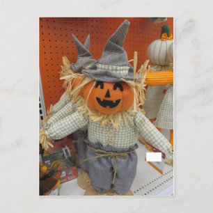 Pumpkin Scarecrow Briefkaart