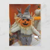Pumpkin Scarecrow Briefkaart (Voorkant)