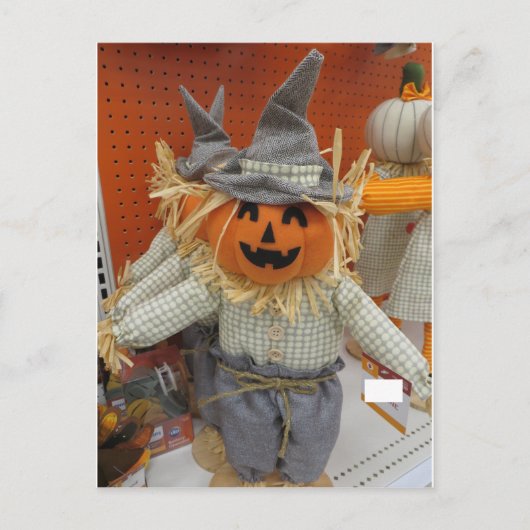 Pumpkin Scarecrow Briefkaart (Voorkant)