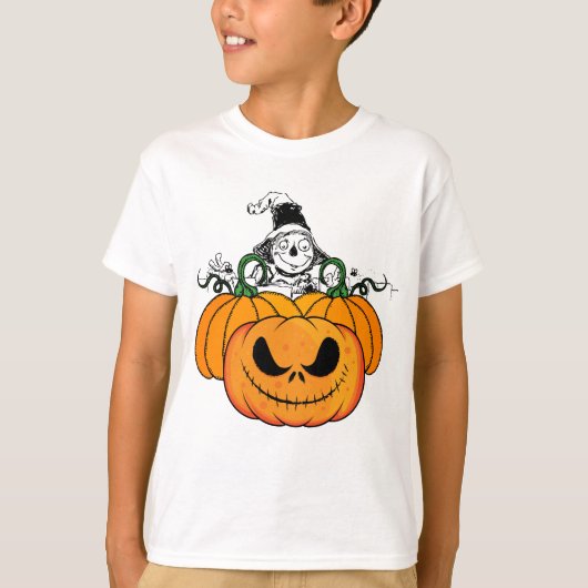 Pumpkin Scarecrow Novelty Graphic T-shirt (Voorkant)