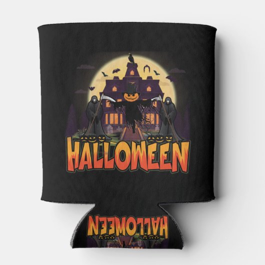 Pumpkin Scary House, Halloween Blikjeskoeler (Achterkant)