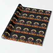 Pumpkin Scary House, Halloween Cadeaupapier (Uitgerold)