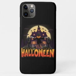 Pumpkin Scary House, Halloween Case-Mate iPhone Case