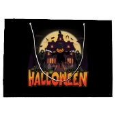 Pumpkin Scary House, Halloween Groot Cadeauzakje (Achterkant)