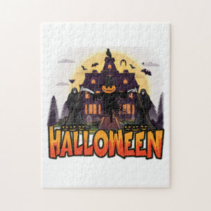 Pumpkin Scary House, Halloween Legpuzzel