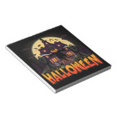 Pumpkin Scary House, Halloween Notitieblok (Schuin)