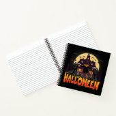 Pumpkin Scary House, Halloween Notitieboek (Binnen)