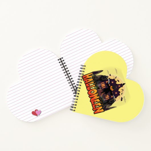 Pumpkin Scary House, Halloween Notitieboek (Binnen)