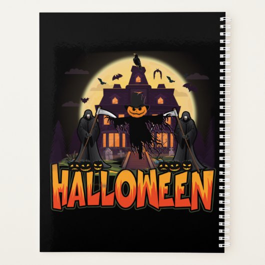 Pumpkin Scary House, Halloween Planner (Achterkant)