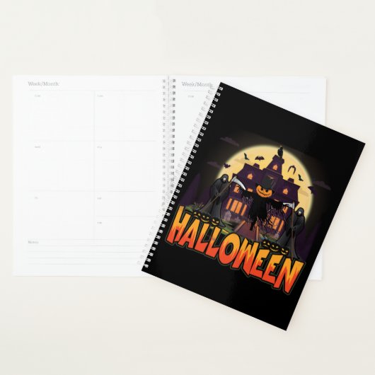 Pumpkin Scary House, Halloween Planner (Display)