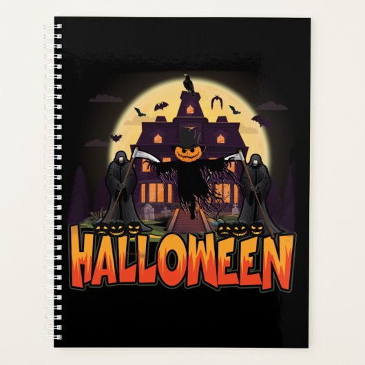 Pumpkin Scary House, Halloween Planner (Voorkant)
