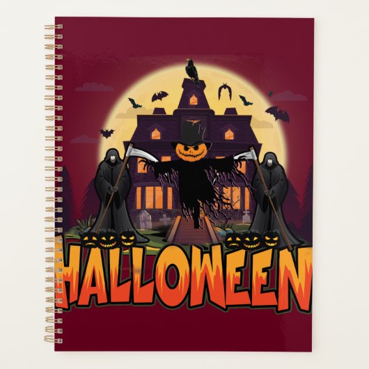 Pumpkin Scary House, Halloween Planner (Voorkant)