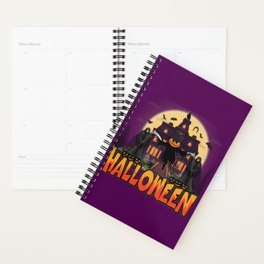 Pumpkin Scary House, Halloween Planner (Display)