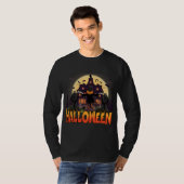 Pumpkin Scary House, Halloween T-shirt (Voorkant volledig)