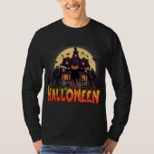 Pumpkin Scary House, Halloween T-shirt (Voorkant)