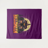 Pumpkin Scary House, Halloween Wandkleed (Voorkant (horizontaal))