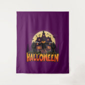 Pumpkin Scary House, Halloween Wandkleed (Voorkant)