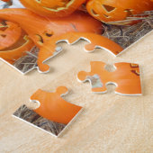 pumpkin scary spooky halloween jack o lantern legpuzzel (Zijkant)
