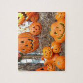 pumpkin scary spooky halloween jack o lantern legpuzzel (Verticaal)
