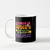 Pumpkin Sce & Je-sus Christ Funny Christian Ha Koffiemok (Links)