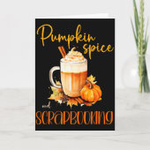 Pumpkin Sce &amp; Scrapbooking _ Cute Autumn Rusti Kaart (Voorkant)