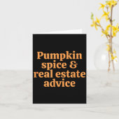 Pumpkin Sce And Real Estate Advice  Kaart (Gele Bloem)