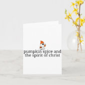 Pumpkin Sce And The Srit Of Christ, Christian Hall Kaart (Gele Bloem)