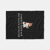 Pumpkin Sce And The Srit Of Christ Christian Hallo Fleece Deken (Voorkant (Horizontaal))