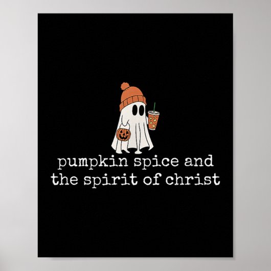 Pumpkin Sce And The Srit Of Christ Christian Hallo Poster (Voorkant)
