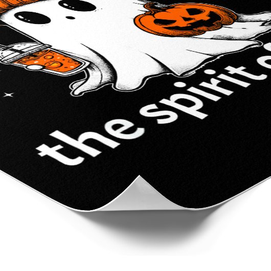 Pumpkin Sce And The Srit Of Christ Funny Ghost Hal Poster (Hoek)