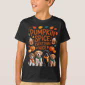 Pumpkin Sce Everything Nice Fall Dog Lovers Addict T-shirt (Voorkant)