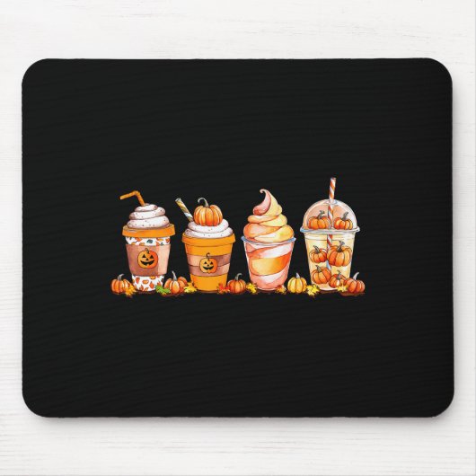 Pumpkin Sce Latte, Fall Coffee, Pumpkin Sce Thanks Muismat (Voorkant)