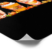 Pumpkin Sce Latte, Fall Coffee, Pumpkin Sce Thanks Poster (Hoek)