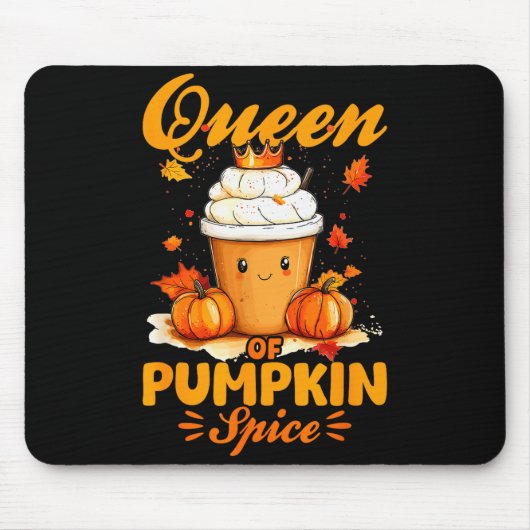 Pumpkin Sce Latte Fall Season Queen Of Pumpkin Sce Muismat (Voorkant)