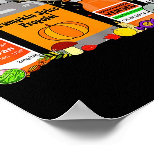 Pumpkin Sce Profol Ativan Versed Haldol Halloween  Poster (Hoek)