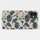 Pumpkin seamless pattern carrot black and white Case-Mate iPhone case (Achterkant (horizontaal))