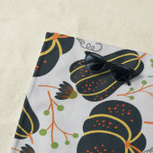 Pumpkin seamless pattern carrot black and white strandlaken (In situ)