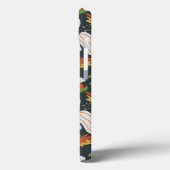 Pumpkin seamless pattern floral black and white Case-Mate iPhone case (Achterkant / Links)