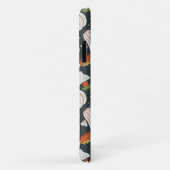 Pumpkin seamless pattern floral black and white Case-Mate iPhone case (Achterkant/rechts)