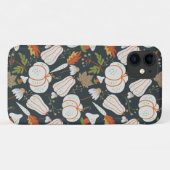 Pumpkin seamless pattern floral black and white Case-Mate iPhone case (Achterkant (horizontaal))
