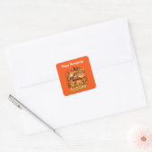 Pumpkin Season Autumn Customize Vierkante Sticker (Envelop)