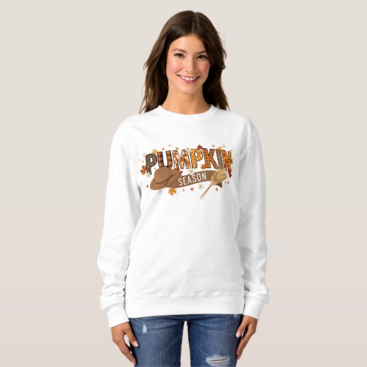 Pumpkin Season Autumn Sweatshirt (Voorkant volledig)