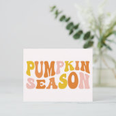 Pumpkin Season Briefkaart (Staand voorkant)