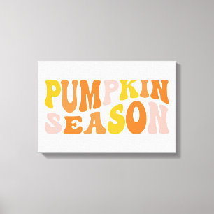 Pumpkin Season Canvas Afdruk