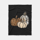 Pumpkin Season Funny Autumn Fall Y'all Leaves Than Fleece Deken (Voorkant)