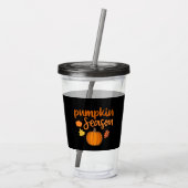 Pumpkin Season Herfst Acryl Drinkbeker (Achterkant)