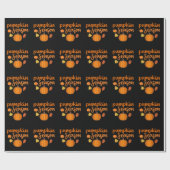 Pumpkin Season Herfst Cadeaupapier (Vlak)