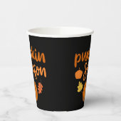 Pumpkin Season Herfst Papieren Bekers (Links)
