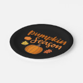 Pumpkin Season Herfst Papieren Bordje (Gekanteld)